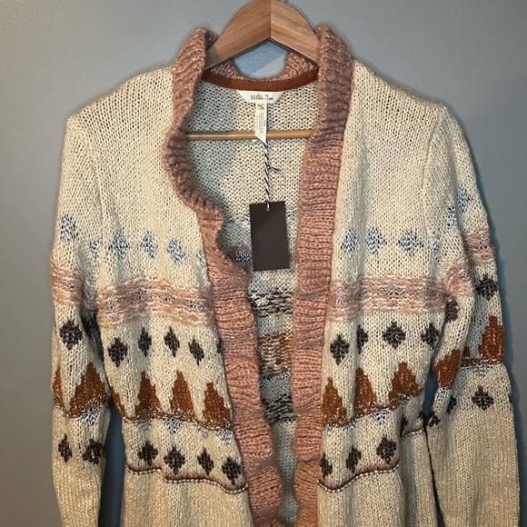 NWT Matilda Jane Wool Blend Jacie Ruffle Cardigan - Picture 4 of 11